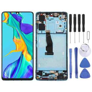 Original OLED LCD Screen for Huawei P30 Digitizer Full Assembly with Frame(Twilight)