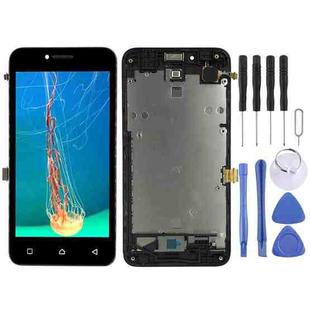 OEM LCD Screen for Lenovo Vibe B A2016 A2016a40 A2016b30 Digitizer Full Assembly with Frame (Black)