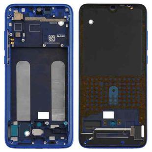 Front Housing LCD Frame Bezel Plate for Xiaomi Mi CC9 / 9 Lite(Blue)