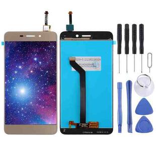 LCD Screen and Digitizer Full Assembly for Vernee M5 (Gold)