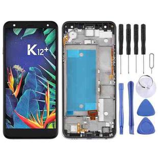 TFT LCD Screen for LG K40 LMX420 / X4 2019 / K12 Plus,Single SIM with Digitizer Full Assembly with Frame (Black)