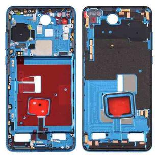 Original Middle Frame Bezel Plate with Side Keys for Huawei P40(Blue)