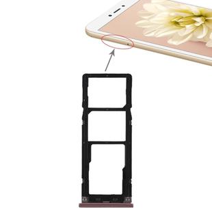 2 SIM Card Tray + Micro SD Card Tray for Xiaomi Redmi Note 5A(Rose Gold)