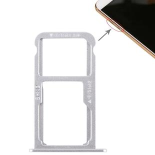 SIM Card Tray + SIM Card Tray / Micro SD Card for Huawei G9 Plus (Silver)