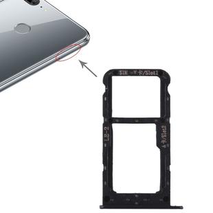 SIM Card Tray + SIM Card Tray / Micro SD Card for Huawei Honor 9 Lite(Black)