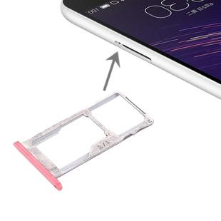 For Meizu Meilan Metal SIM + SIM / Micro SD Card Tray  (Pink)