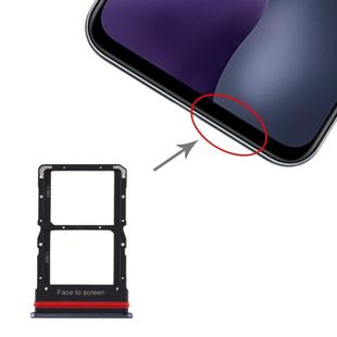 SIM Card Tray + SIM Card Tray for Xiaomi Mi 10 Lite 5G (Black)