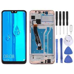 OEM LCD Screen for Huawei Y9 (2019) Digitizer Full Assembly with Frame(Gold)