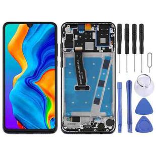 OEM LCD Screen for Huawei P30 Lite (RAM 4G / Standard Version) Digitizer Full Assembly with Frame(Black)