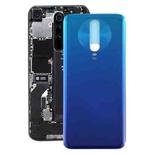 Glass Material Battery Back Cover for Xiaomi Redmi K30 5G(Blue)