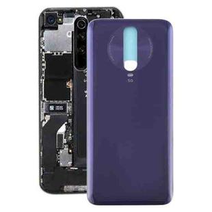 Glass Material Battery Back Cover for Xiaomi Redmi K30 5G(Purple)