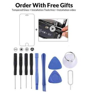 11 in 1 Repair Kits & Gifts (4 x Screwdriver + 2 x Teardown Rods + 2 x Triangle on Thick Slices + 1 x Eject Pin + 1 x Chuck + 1 x Tempered Glass)