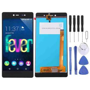 Original LCD Screen for Wiko Fever 4G with Digitizer Full Assembly(Black)