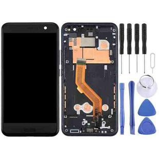 Original LCD Screen for HTC U11 Digitizer Full Assembly with Frame (Black)
