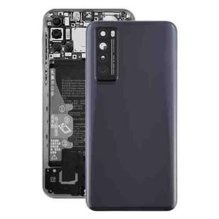 Original Battery Back Cover With Camera Lens Cover for Huawei Nova 7 5G(Black)