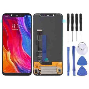 OEM OLED LCD Screen and Digitizer Full Assembly for Xiaomi Mi 8(Black)