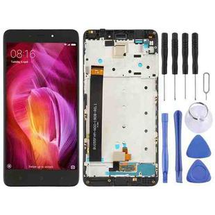 TFT LCD Screen for Xiaomi Redmi Note 4 Digitizer Full Assembly with Frame(Black)