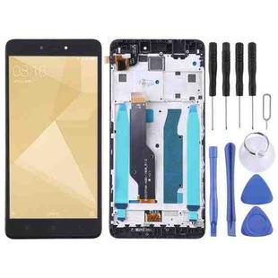 TFT LCD Screen for Xiaomi Redmi Note 4X Digitizer Full Assembly with Frame(Black)
