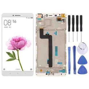 TFT LCD Screen for Xiaomi Mi Max Digitizer Full Assembly with Frame(White)