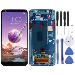 TFT LCD Screen for LG Stylo 4 / Q Stylo 4 / Q710 / Q710MS / Q710CS Digitizer Full Assembly with Frame(Blue)