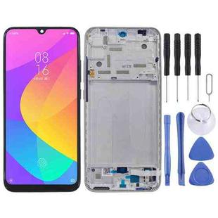 TFT LCD Screen for Xiaomi Mi CC9e / Mi A3 Digitizer Full Assembly with Frame(Silver)