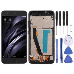 TFT LCD Screen for Xiaomi Mi 6 Digitizer Full Assembly with Frame(Black)