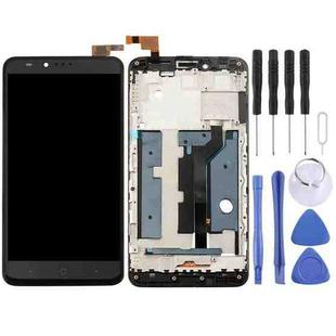 OEM LCD Screen For ZTE ZMax Pro / Z981 Digitizer Full Assembly with Frame（Black)
