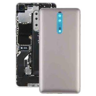 Battery Back Cover with Camera Lens & Side Keys for Nokia 8(Gold)