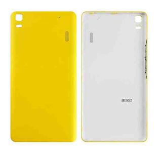 For Lenovo A7000 Battery Back Cover(Yellow)