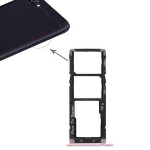 2 SIM Card Tray + Micro SD Card Tray for Asus ZenFone 4 Max ZC520KL(Rose Gold)