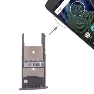 SIM Card Tray + Micro SD Card Tray for Motorola Moto G5 Plus (Black)