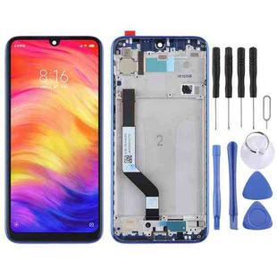 TFT LCD Screen for Xiaomi Redmi Note 7 / Redmi Note 7 Pro Digitizer Full Assembly with Frame(Blue)