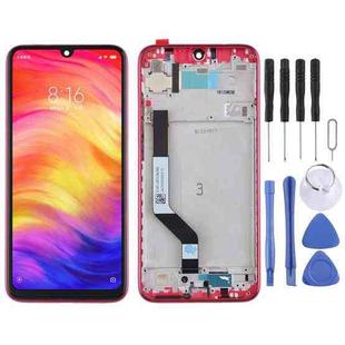 TFT LCD Screen for Xiaomi Redmi Note 7 / Redmi Note 7 Pro Digitizer Full Assembly with Frame(Red)