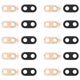 For Galaxy C8 / C710 10pcs Back Camera Lens Cover with Sticker (Black)
