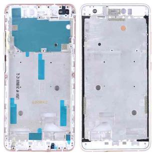 Front Housing LCD Frame Bezel Plate with Side Keys for BQ Aquaris X / X Pro(Rose Gold)