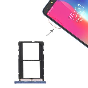 For Tecno WX4 Pro SIM Card Tray + SIM Card Tray (Blue)