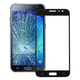 For Galaxy J5 / J500 Front Screen Outer Glass Lens (Black)