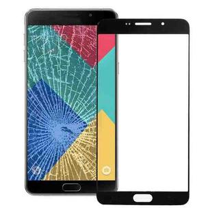 For Galaxy A9 (2016) / A900 Front Screen Outer Glass Lens (Black)