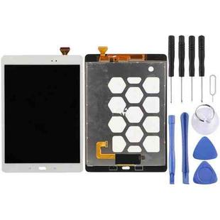 Original LCD Screen for Galaxy Tab A 9.7 / T550 T555 with Digitizer Full Assembly (White)