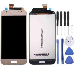 TFT LCD Screen for Galaxy J3 (2017), J330F/DS, J330G/DS with Digitizer Full Assembly (Gold)