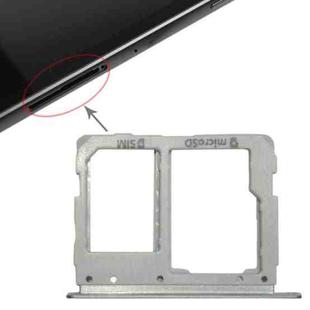 For Galaxy Tab S3 9.7 / T825 (3G Version) SIM Card Tray + Micro SD Card Tray (Silver)