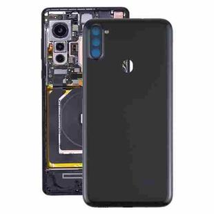 For Samsung Galaxy A11 Battery Back Cover (Black)