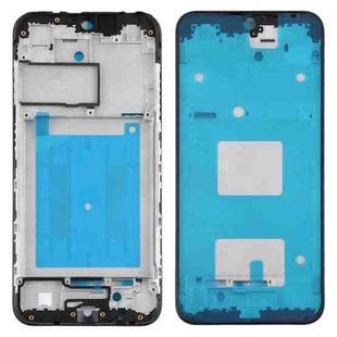 For Samsung Galaxy A01  Front Housing LCD Frame Bezel Plate (Black)