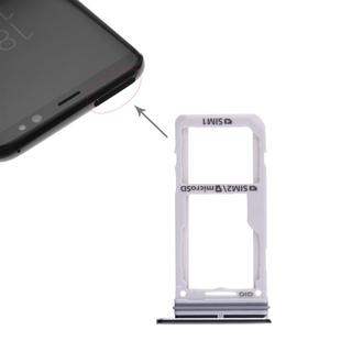 For Galaxy S8 / S8+ 2 SIM Card Tray / Micro SD Card Tray (Black)