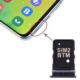 For Samsung Galaxy A80 SIM Card Tray + SIM Card Tray (Black)