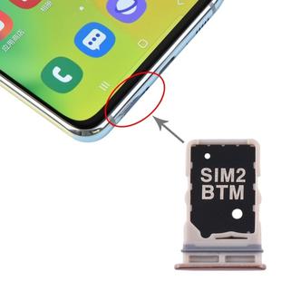 For Samsung Galaxy A80 SIM Card Tray + SIM Card Tray (Gold)