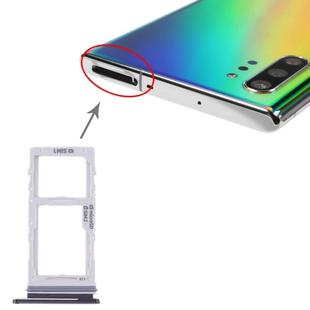 For Samsung Galaxy Note10+ SIM Card Tray + SIM Card Tray / Micro SD Card Tray (Black)