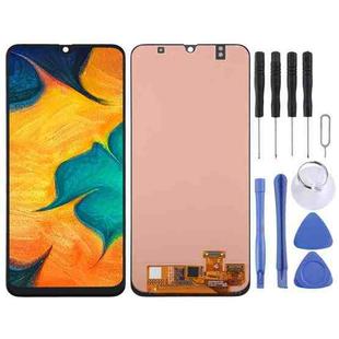 Original Super AMOLED LCD Screen for Galaxy A30 with Digitizer Full Assembly (Black)