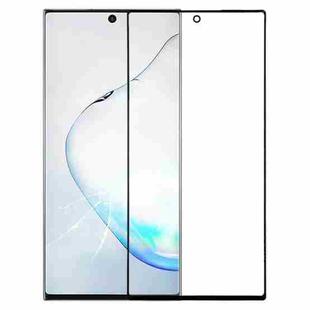 For Galaxy Note 10 Front Screen Outer Glass Lens (Black)