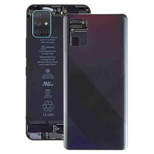 For Galaxy A71 Original Battery Back Cover (Black)